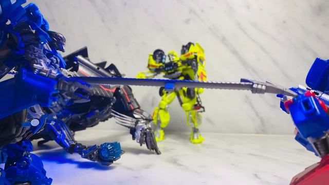 Optimus Prime Jetfire Combine Transformers Revenge of the Fallen Stop motion #transformers