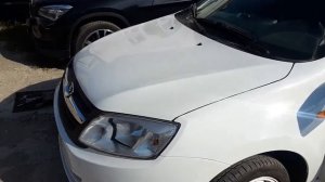 LADA GRANTA установка упоров капота