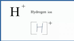 How to Draw the Lewis Dot Structure for H+    (Hydrogen ion)