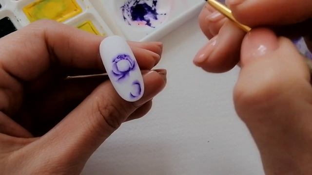 Акварельный дизайн. Пошаговый урок. Роза акварельными красками. Акварельные цветы.?