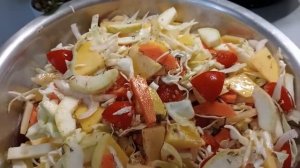 овощное рагу в рукаве