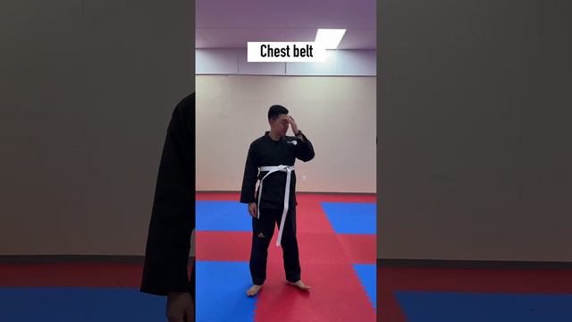 Common belt-tying styles for TKD beginners