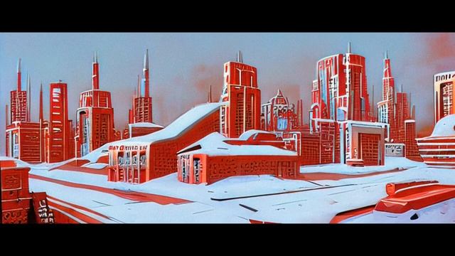 Ретрофутуризм СССР 2061 - Города южного полюса