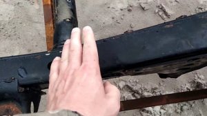 Пескоструй рамы внедорожника.Peskostruyekat.ru