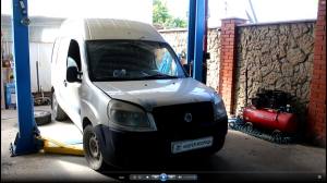 Замена переднего правого рычага на FIAT Doblo Cargo 1,3 Multijet  Фиат Добло 2008