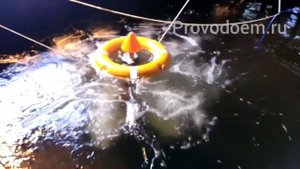 Аэратор для пруда донный на поплавке