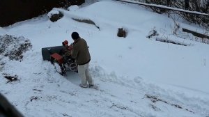 Отвал на Пружинах, лопата для мотоблока своими руками