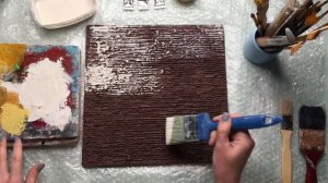 САМЫЙ ПРОСТОЙ СПОСОБ СДЕЛАТЬ КАРТИНУ ИЗ ДЕКОРАТИВНОЙ ШТУКАТУРКИ СВОИМИ РУКАМИ / DIY TEXTURE ART