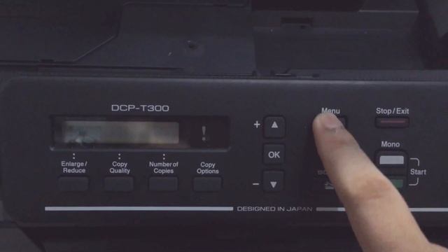 RESET INK BOX FULL/ERROR 46 BROTHER DCP-T300 смотреть онлайн