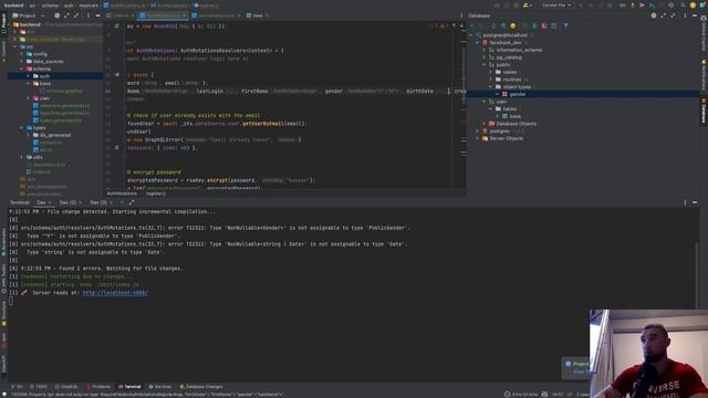 Facebook Clone Full Stack (Part 7) - Creating First User + Added DB Migration смотреть онлайн