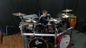 Барабанщик Даниил Варфоломеев 12 лет  'Репетиция к шоу '