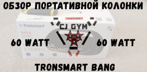 Обзор портативной колонки TRONSMART BANG