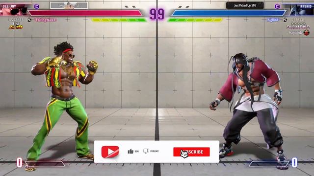 EndingWalker (Dee Jay) VS BigBird (Rashid) Street Fighter 6 💥 SF 6 💥 High LVL Gameplay