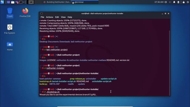 How to build Kali Nethunter Kernel for android devices смотреть онлайн