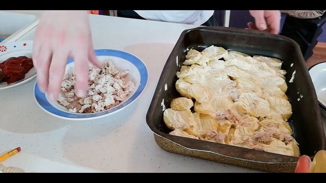 Быстрый рецепт запеканки из курицы в духовке!