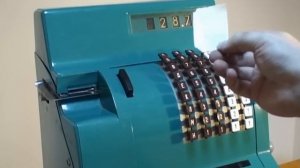Советский кассовый аппарат "КИМ-2". Soviet cash register KIM-2.