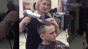 Стильная стрижка для мальчиков, подростков .