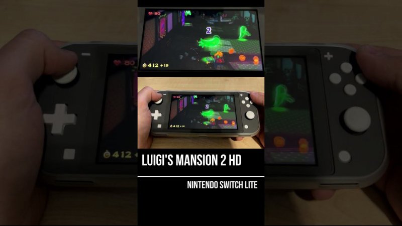 Luigi's Mansion 2 HD Nintendo Switch Lite Gameplay #switchlite #nintendoswitchlite #gaming #nintendo