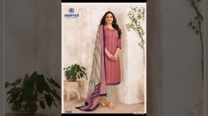 New design cotton deeptex Miss India vol 79 daily wear dress material. available 2023 ₹ 500