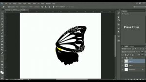 How to Design Butterfly? #Photoshop Tutorial, #Vector Designing