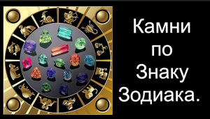 Камни-талисманы Знаков Зодиака!