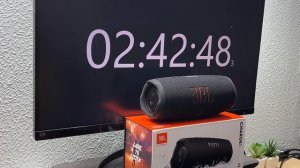 JBL CHARGE 5 - Teste de bateria #5.1 - 70% volume - Graves no máximo