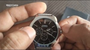 Casio MTP V300D 1A Silver Chain & Black Multi-Hand Dial Men's Quartz Watch Review