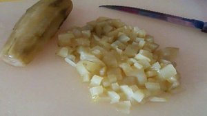 Картофельный салат с крабовыми палочками