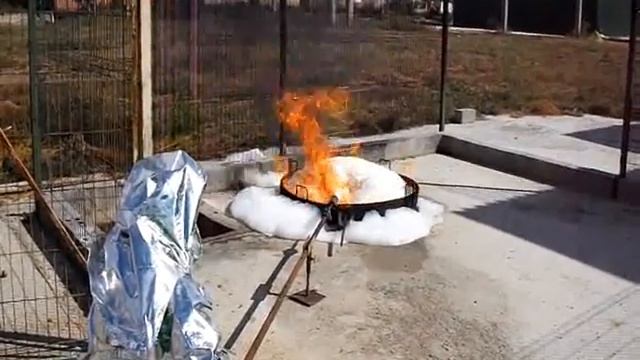 Полигон, второе тушение, пенообразователь ТЭАС, ЗАО "Петрохим" смотреть онлайн