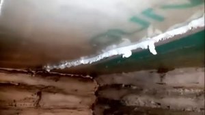 Заделываю ДЫРЫ в САРАЕ  у КУРОЧЕК  Монтажной Пеной. 22 ноября 2020г.