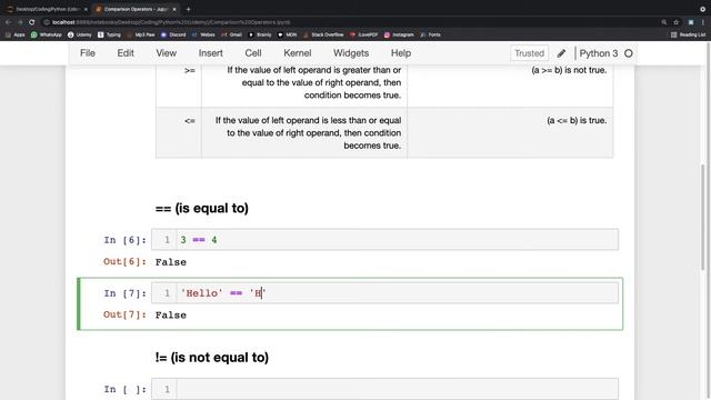 Comparison operators in Python | Learn to code with me | CodeWithRonak
