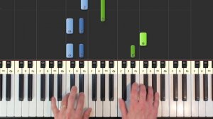 Maple Leaf Rag - Scott Joplin - Piano Tutorial Easy - How To Play (Synthesia)