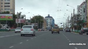 Первые уроки вождения в городе - Проезд перекрестков прямо