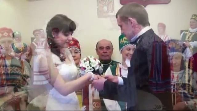Регистрация брака в народном стиле.