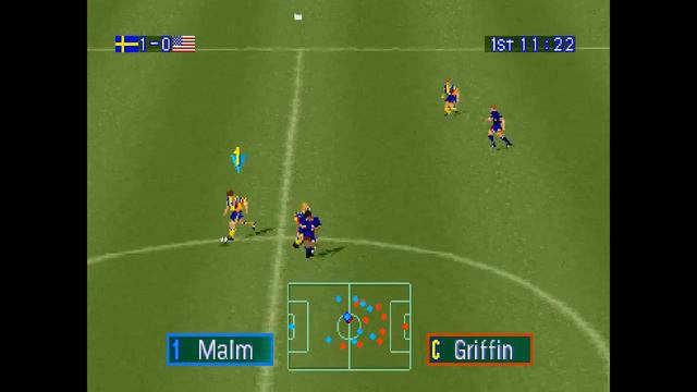 Goal Storm 97 ... (PS1) Gameplay смотреть онлайн