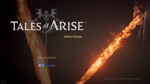 Tales Of Arise Demo | Title Screen Music