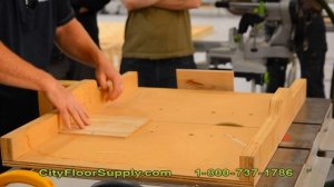 Aligning A Table Saw Sled with Jason Elquest NWFA for Wood Floor Installation