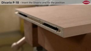 Lamello Divario P-18 - Installation