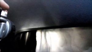 VW Polo Монтаж бардачка