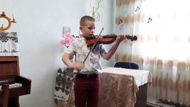 О. Кравчук концерт  соль-мажор 2 ч. Виконує Гліб Іванців вик. Дяків О.І конц. Зелінська Ю.О.