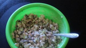 Салат с фасолью