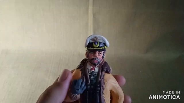 Капитан немецкой подводной лодки U-boat из пластилина. смотреть онлайн