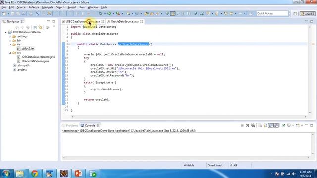JDBC : JDBC DataSource [Oracle DB]