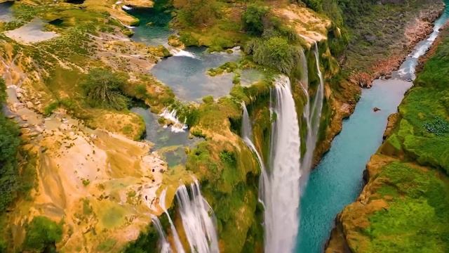 МЕКСИКОЙ (4K UHD) Удивительно красивые природные пейзажи под расслабляющую музыку| 4K УЛЬТРА HD смотреть онлайн