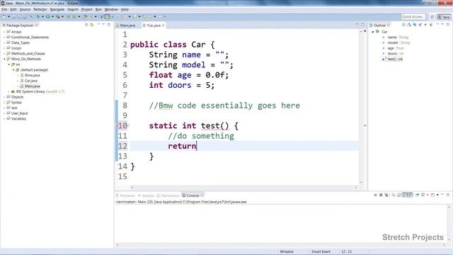 Learn Java: 13 Tutorial: More on methods