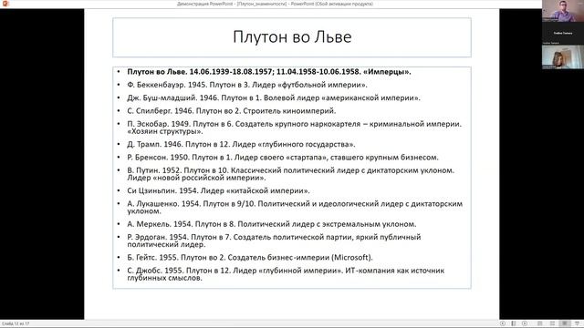 Плутон в картах знаменитостей. Статистическое исследование смотреть онлайн