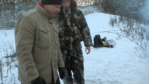 Разное: Походная баня (зимой)