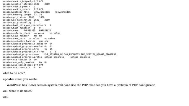 Wordpress: session_start(): Cannot find save handler 'mm' - session startup failed in /sites смотреть онлайн