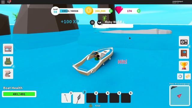 Killing Moby Wood!!!(ROBLOX Fishing Simulator) смотреть онлайн