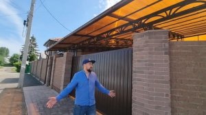 Односкатный навес в Засвияжье